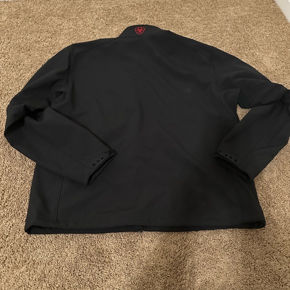 Ariat Men's Black Performance Jacket With American Flag Details - Picture 5 of 9